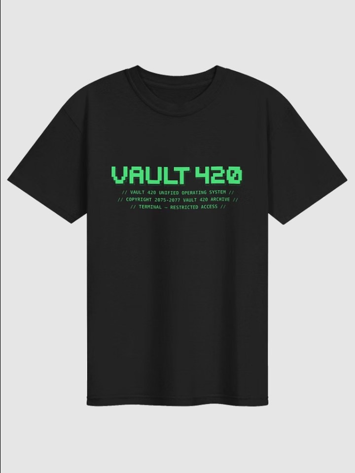 V420 TERMINAL LOGO TEE — GREEN product render
