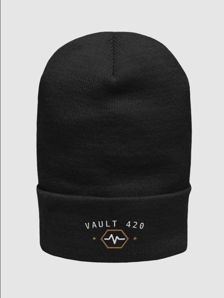 VAULT 420 CUFFED BEANIE product render
