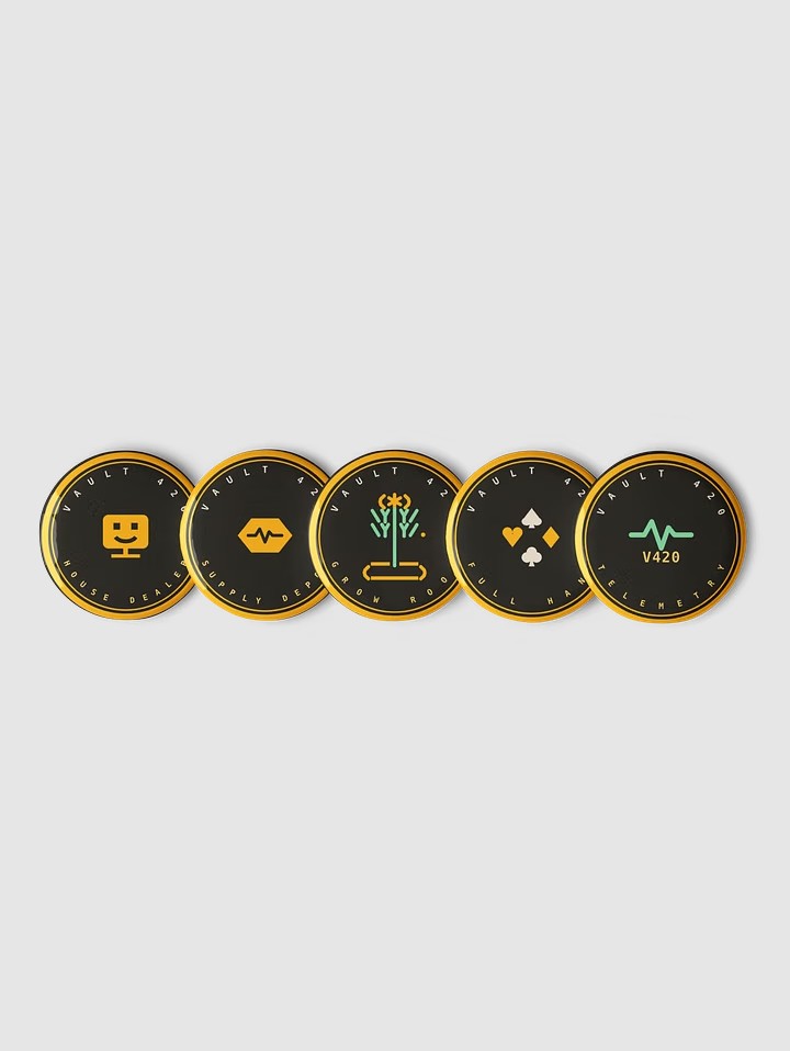 VAULT 420 BUTTON PIN SET product render