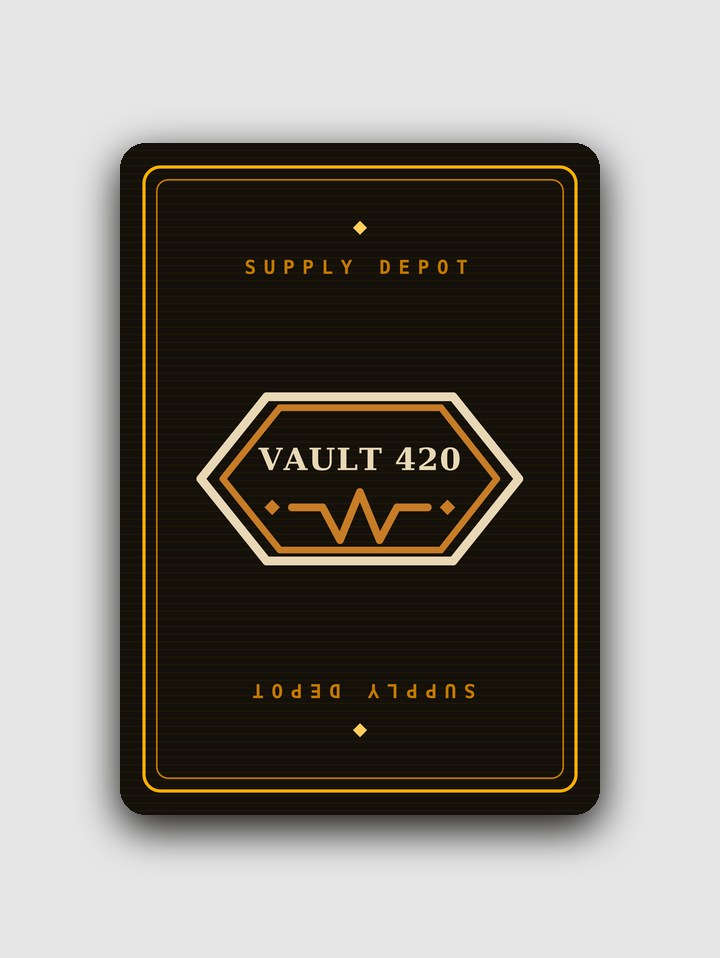VAULT 420 PLAYING CARDS product render