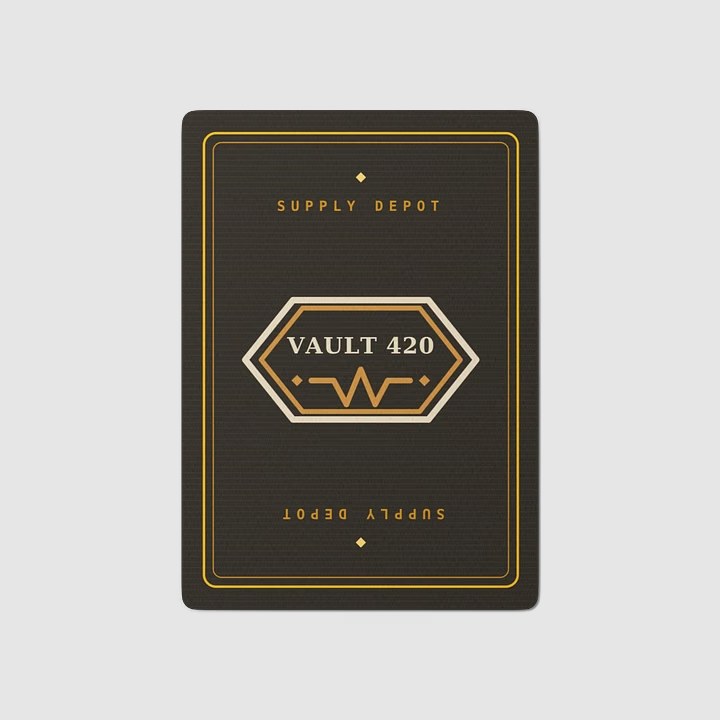 VAULT 420 PLAYING CARDS product render