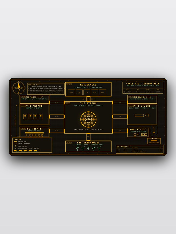 ATRIUM DECK DESK MAT product render